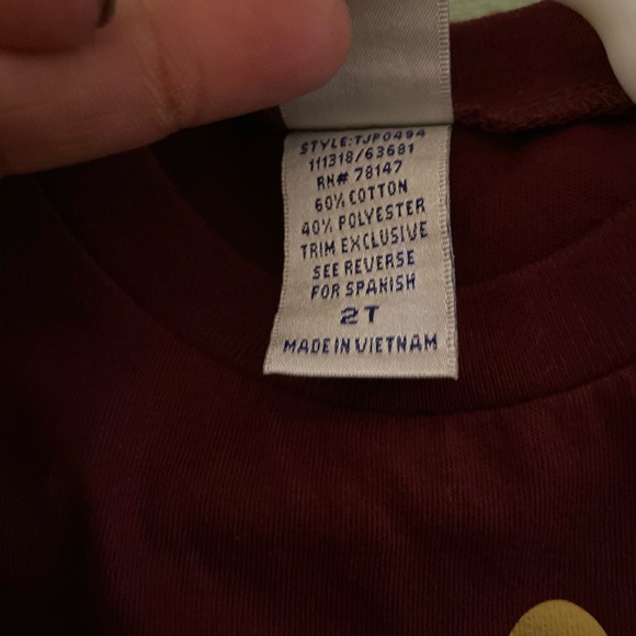 Mommy and me fall matching pumpkin spice shirts small and 2T maroon color - Picture 13 of 13